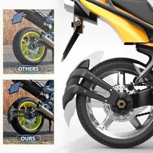 1PC Motorcycle Rear Fender Set - Wheel Cover, Mudguard Bracket & Splash Guard - Picture 1 of 8