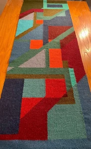 Handwoven Tapestry Wall Hanging by Textile Artist Raminta Lapsys - Picture 1 of 7