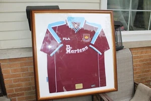 WEST HAM UNITED 1999 2000 2001 HOME FOOTBALL SHIRT SOCCER JERSEY FILA sz ~ L - Picture 1 of 9