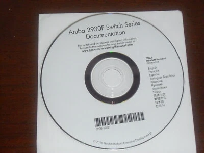 HP Aurba 2930F Switch Series Documentation CD - Image 1 of 2