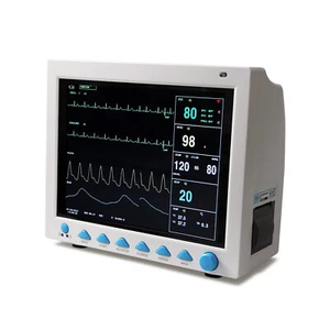 FDA CE Color Vital Signs ICU Patient Monitor CMS8000 w/ Printer Multi-Parameter - Picture 1 of 13