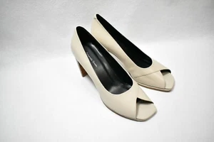 Chaussures Amanda Smith talons hauts à bout ouvert naturelles taille 9,5 femmes - Photo 1/7