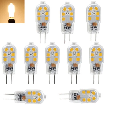 10x 2W LED G4 Lamp Bulb 360 Beam Angle LED Replace Halogen Spotlight Chandelier - Image 1 of 4