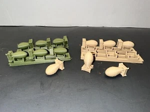 N Scale 1:160 Nuke / Atomic Bomb Load Military Army Flat Cars Gondolas (12 Pack) - Picture 1 of 6