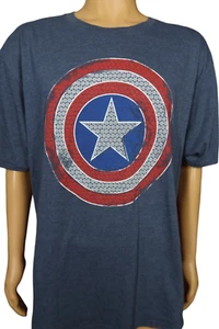Marvel Captain America Shield T Shirt 2XL XXL - Picture 1 of 4