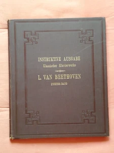 Klaviernoten BEETHOVEN Zweiter Band Instruktive Ausgabe 120 Seiten - Bild 1 von 3