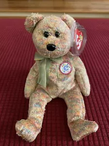 TY Beanie Baby SPECKLES the e-Bear nuovo con etichetta protezione come nuovo ritirato - Foto 1 di 5