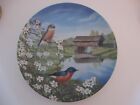 Knowles Collector Plate "Bluebirds In Spring" Sam Timm 1990 - Excellent