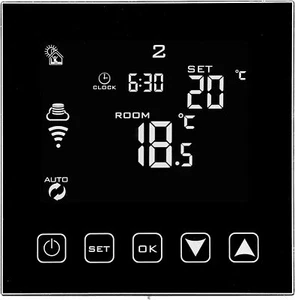 Wengart Home Thermostat Programmable 16A Touch Screen 3m Probe Sensor Black - Picture 1 of 8