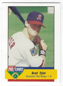 1994 Rochester Red Wings (Triple A-Baltimore Orioles) Brad Tyler