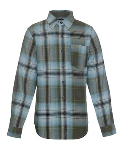 Univibe Big Boys Long Sleeves Rossford Brushed Flannel Button Front Shirt Size L - Picture 1 of 1