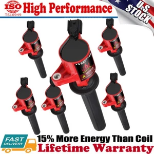 USA High Performance 6 Pack Ignition Coil For Ford Escape Mercury Mazda V6 3.0L - Picture 1 of 11