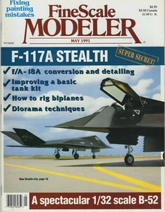 Fine Scale Modeler - May 91 - Vol.9 No. 4 - F-117A Stealth - How to Rig Biplanes - Picture 1 of 2