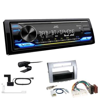 JVC KD-X472DBT Media Autoradio Bluetooth DAB+ für Toyota Corolla Verso silber - Bild 1 von 4