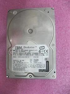 IBM 40GB IDE DESKSTAR 19K1568 07N8130 7200 1/MIN Festplatte 3,5 - Bild 1 von 2