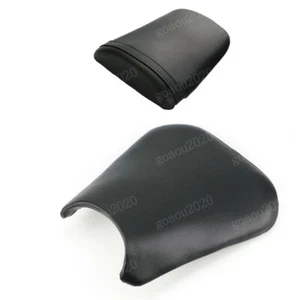 Black Front Rear Seat Seat Pillion Cushion Saddles For Honda CBR600RR 2005-2006 - Picture 1 of 14