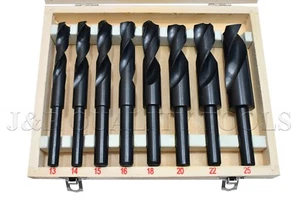 8 STCK. GROSSGRÖSSE STAHL METRISCH DEMING WERKZEUG METRISCH BOHRER BIT SET DEMMING - Bild 1 von 1