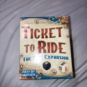 TTR Ticket To Ride Dice Expansion Game Complete 720110 OOP Days Of Wonder Moon - Picture 1 of 4