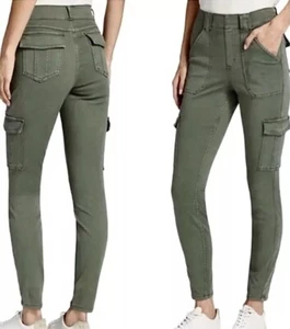 SPANX Stretch Twill Ankle Cargo Hose Olivgrün Größe S Style 20311R - Bild 1 von 8