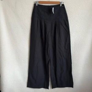 Banana Republic Pants Womens Size 0 Black Wide Leg Palazzo - Picture 1 of 9