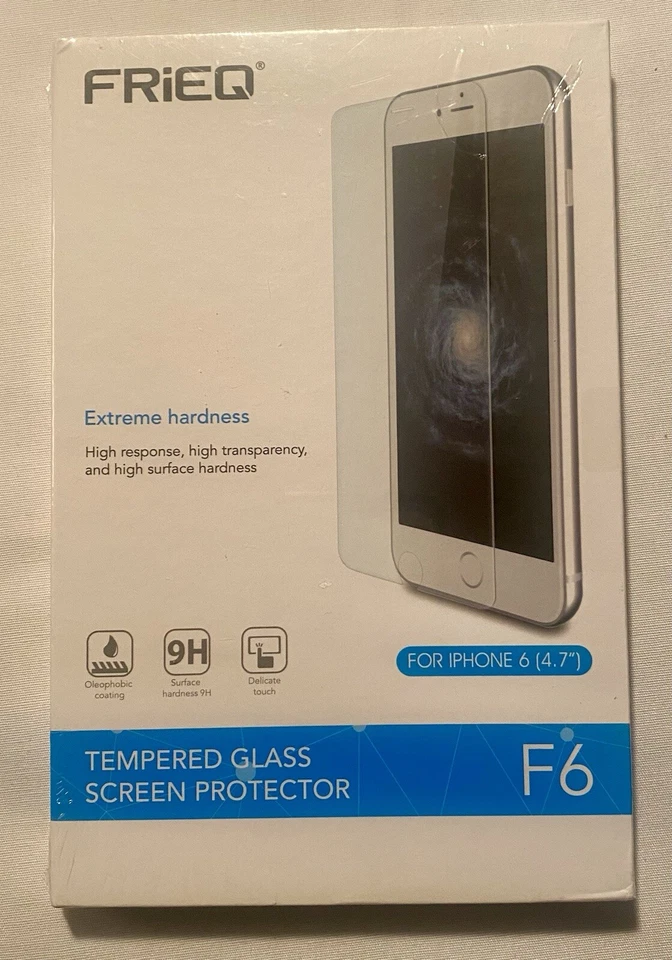 Protector de pantalla de vidrio templado FRiEQ F6 para iPhone 6 (4,7”) Foto 1 de 2