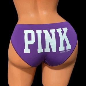 Victorias Secret PINK Sport Extra Low Rise YOGA Bikini Panty Purple XSmall New - Picture 1 of 5