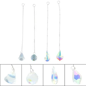 Stylish and Functional For Crystal Pull Chain Extensions Set of 4 Pieces - Picture 1 of 12