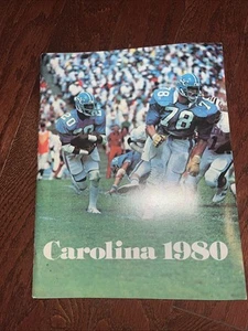 1980 North Carolina UNC Tar Heel Bluebook Football Programm Lawrence Taylor - Bild 1 von 4