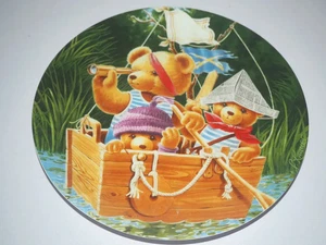 Collectable Plate - Wall Plate - Little Pirates on a Big Ride - Teddy Bear - Picture 1 of 3