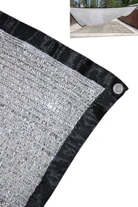 JEXUSUY 70 % 10 Fuß x 20 Fuß Aluminium Schatten Stoff Platten mit Ösen - Bild 1 von 5