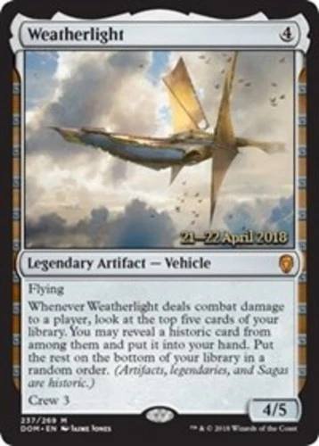 Near Mint x 1 Weatherlight - DOM Prerelease Magic Promos - FOIL - Image 1 of 1