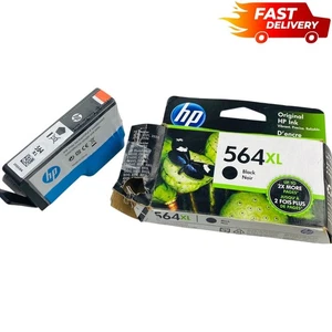 HP 564XL Black Ink Cartridge CN684WN Genuine OEM - Open Box EXP - 2023 - Picture 1 of 4