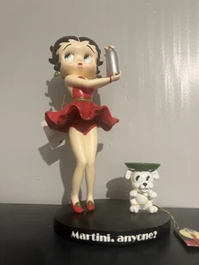 Betty Boop Martini Anyone Bobble Body -Falta vaso Martini - 11"" de alto" - Imagen 1 de 8