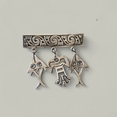 Pin peruano vintage de ley 925 Foto 1 de 2
