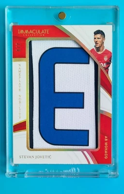 2018-19 Immaculate Monaco Stevan Jovetić Nameplate Nobility Patch 4/7 SP - Image 1 of 2