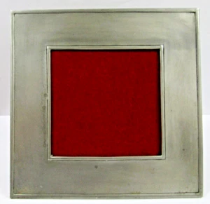 Match Cosi Tabellini 95 Pewter Square Tabletop Frame - Picture 1 of 9