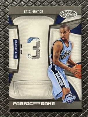 ERIC MAYNOR 2009-10 Panini Certified Fabric Of The Game Prime Patch /25 Jazz - Image 1 of 2