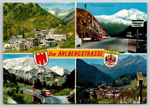 Arlberg Austria - MULTI VISTA - Die ARLBERGSTRASSE - POSTAL sin publicar - Imagen 1 de 2