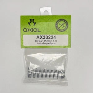 Axial AX30224 Spring 14x70mm 1.43 lbs/in (2) WraithAX10 Brand New Sealed - Picture 1 of 5