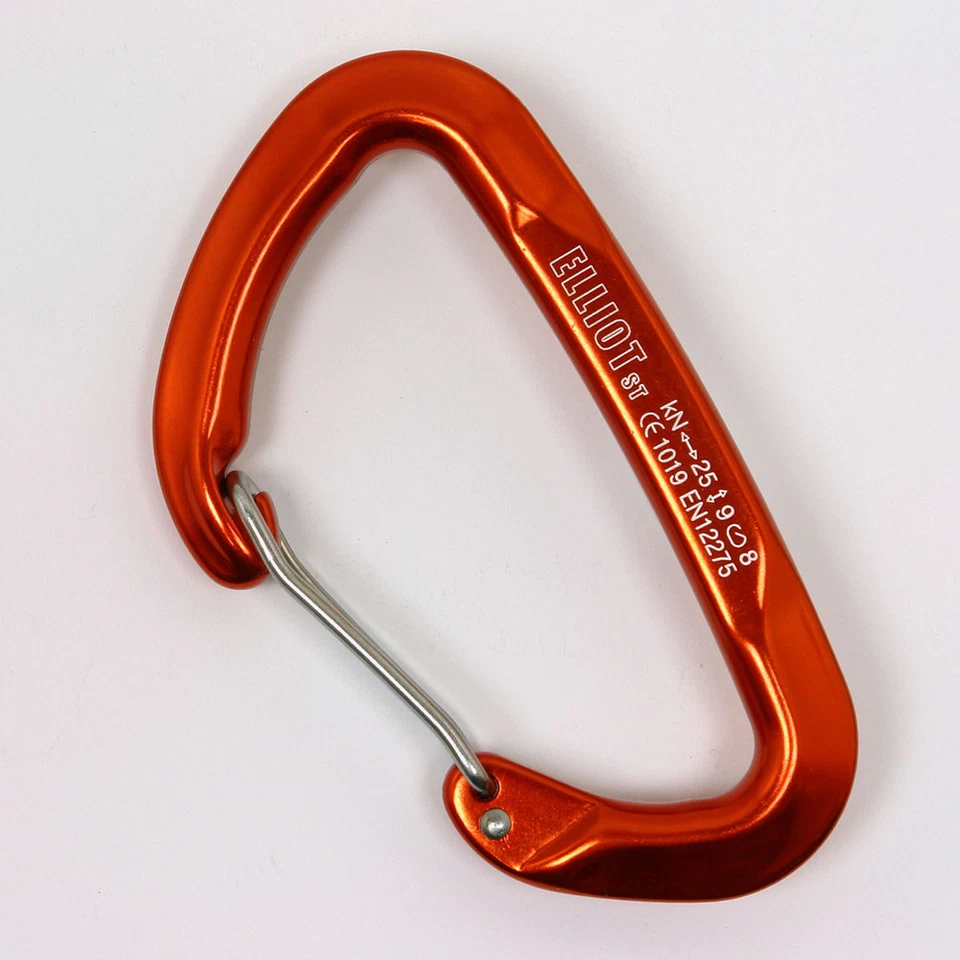 ELLIOT ST Elliot Karabinerhaken "wire", Kletter Karabiner mit Wiregate, 25 kN