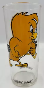 Vintage 1973 Pepsi Henery Hawk Looney Tunes FEDERAL Thin Glass – Black Letters - Picture 1 of 7