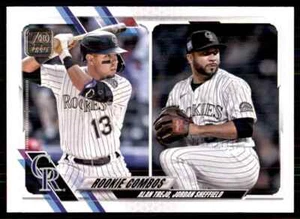 2021 Topps Update Jordan Sheffield/Alan Trejo RC Colorado Rockies #US16 - Picture 1 of 2