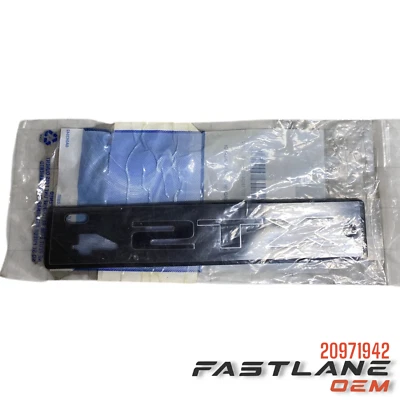 Placa de identificación trasera Cadillac XTS 2013-2015 nueva OEM 20971942 Foto 1 de 4