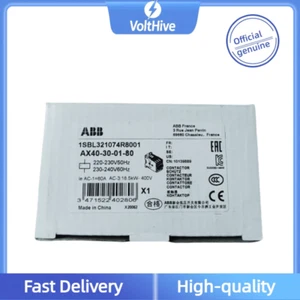 1PCS New ABB AX40-30-01-80 Contactor 220-230V 50Hz/230-240V 60Hz 3-phase 40A - Picture 1 of 3