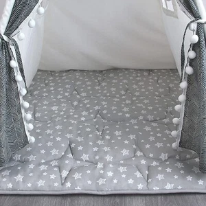 Play Tent Mat Square Padded Mat Anti Slip Baby Activity Mat 43''x 43'' Kids Mat - Picture 1 of 8