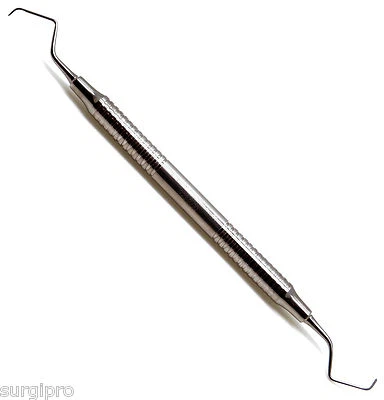 Instrumentos de mango hueco de doble extremo periodontal dental Gracey Curette 9/10 Foto 1 de 4
