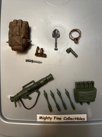 PARTS LOT GI Joe Classified Custom Fodder 1:12 Tiger Force Bazooka and Outback Cover