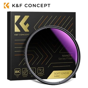 K&F Concept GND8 Soft Graduated Neutral Density ND Filter 49/55/58/67/72/77/82mm - Picture 1 of 19