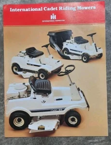 Vtg International Harvester Cadet 55 85 Riding Mower Dealers Original Brochure - Picture 1 of 5
