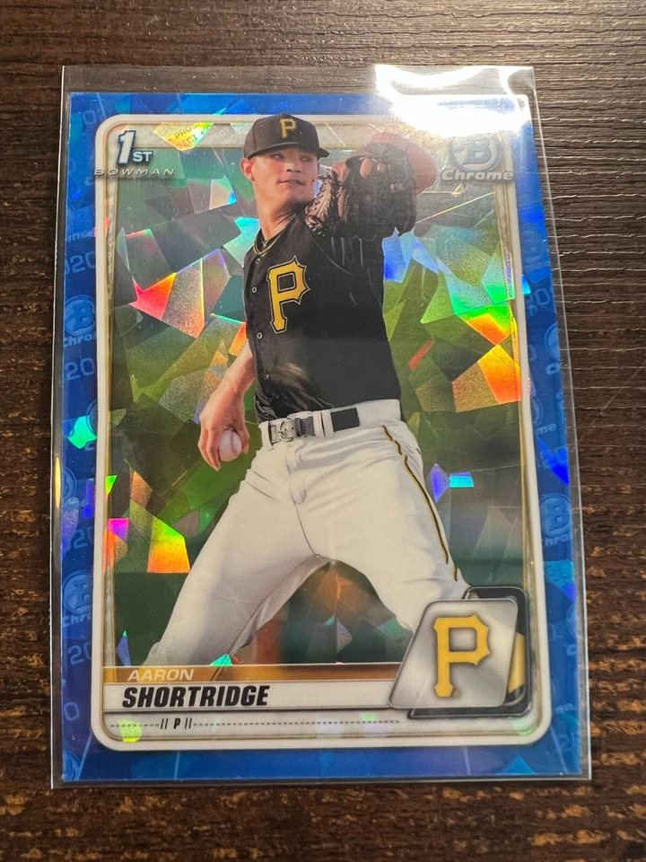 A132,122 - 2021 Bowman Chrome Sapphire Prospects #BCP9 Aaron Shortridge - Image 1 of 1